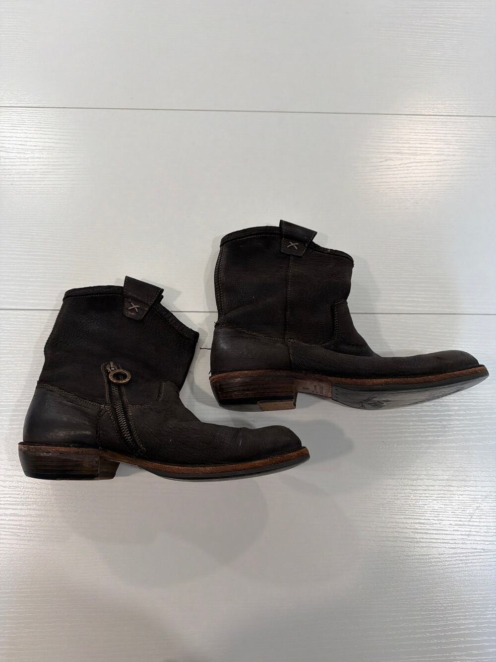 Fiorentini + Baker Leather Boots Brown Size 38